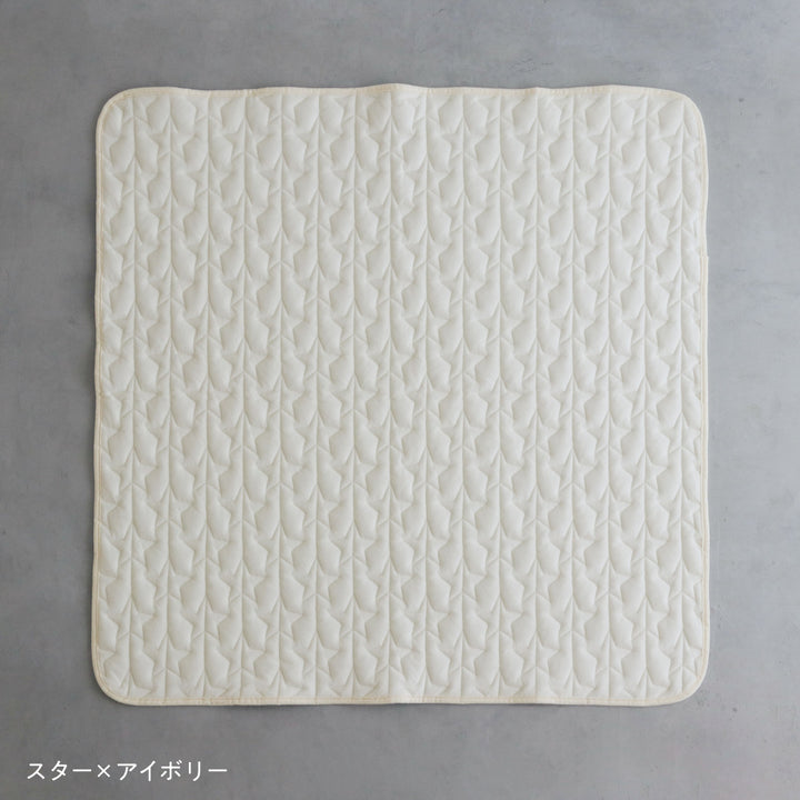【防水】寝返りごろ寝マット用敷きパッド 120×120cm パイル