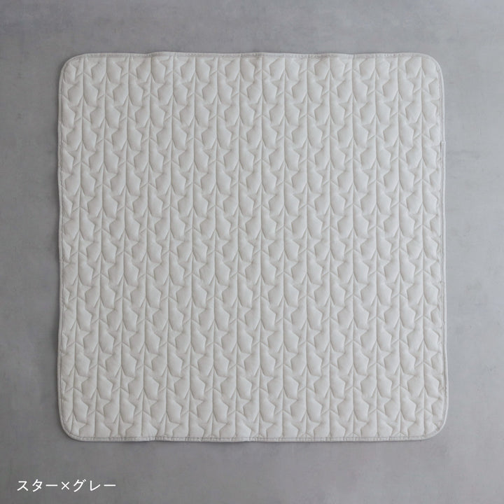 【防水】寝返りごろ寝マット用敷きパッド 120×120cm パイル