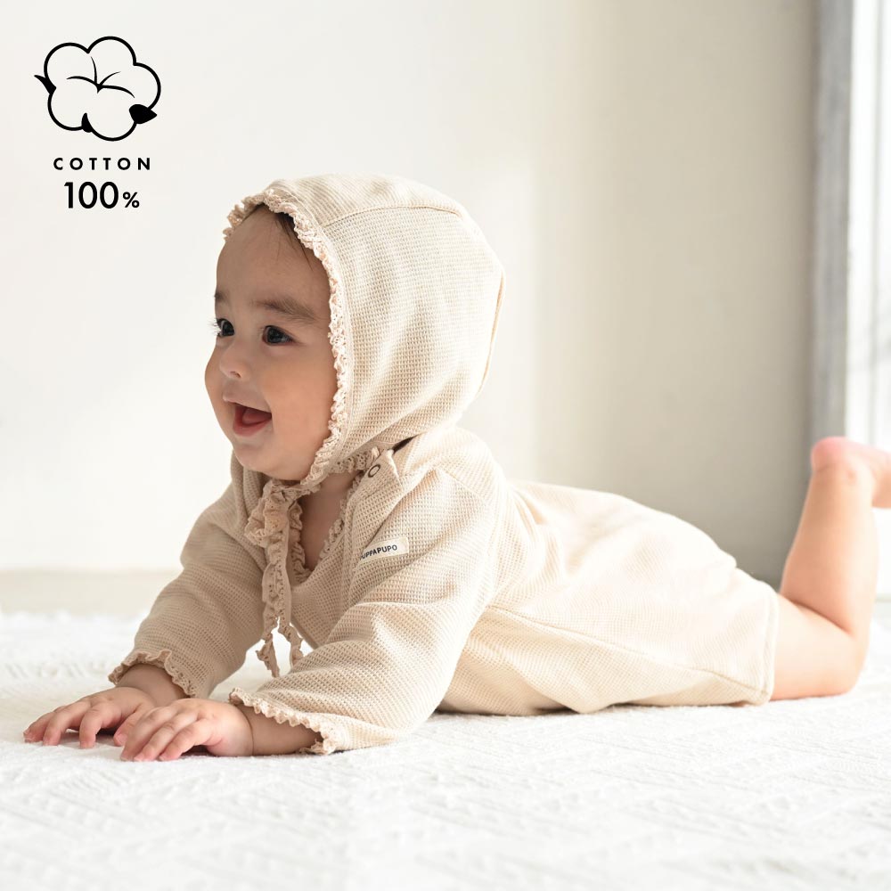 【ZARA Baby】カシミヤ100%ニット キモノロンパース ボンネ付き ZARA KIDS（ロンパース）のフリマアイテム一覧