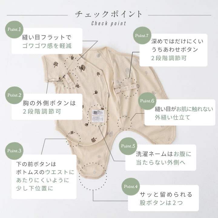 肌着 ロンパース 3枚組