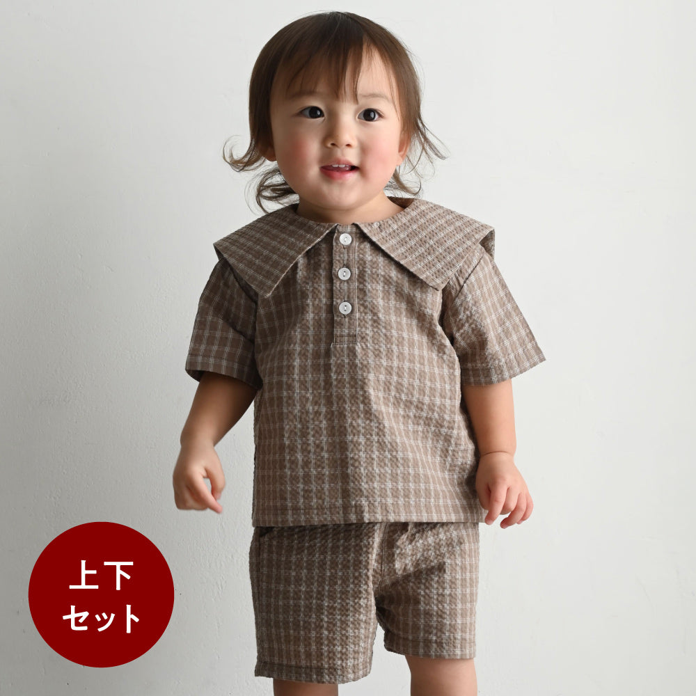 セットアップ セーラーカラー 半袖 シャツ ショートパンツ – PUPPAPUPO