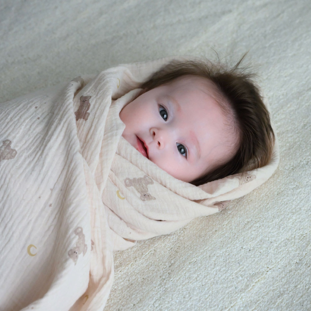 スワドルブランケット 100×100cm 2重ガーゼ – PUPPAPUPO オフィシャル