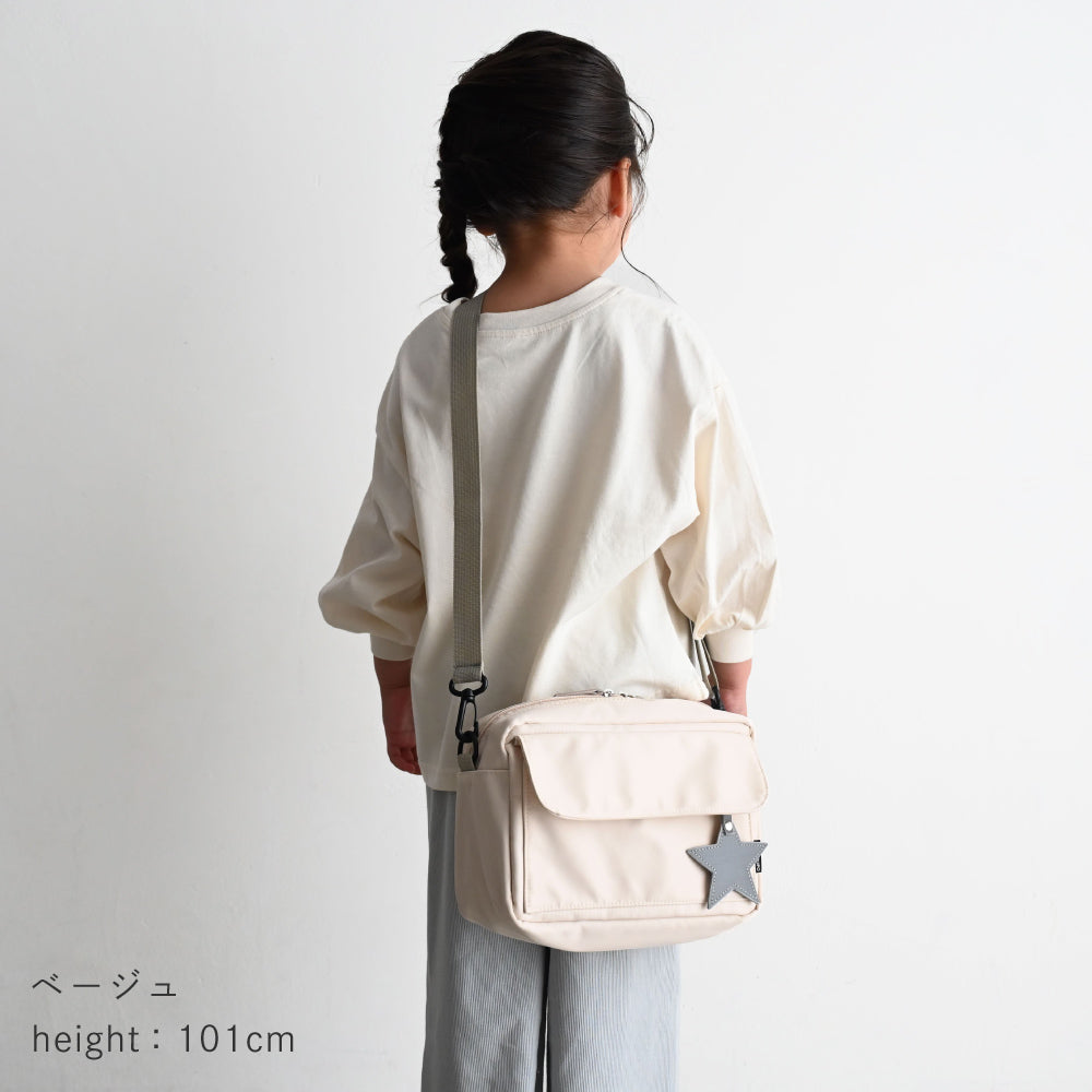 ショルダーバッグ 通園バッグ チャーム付き
