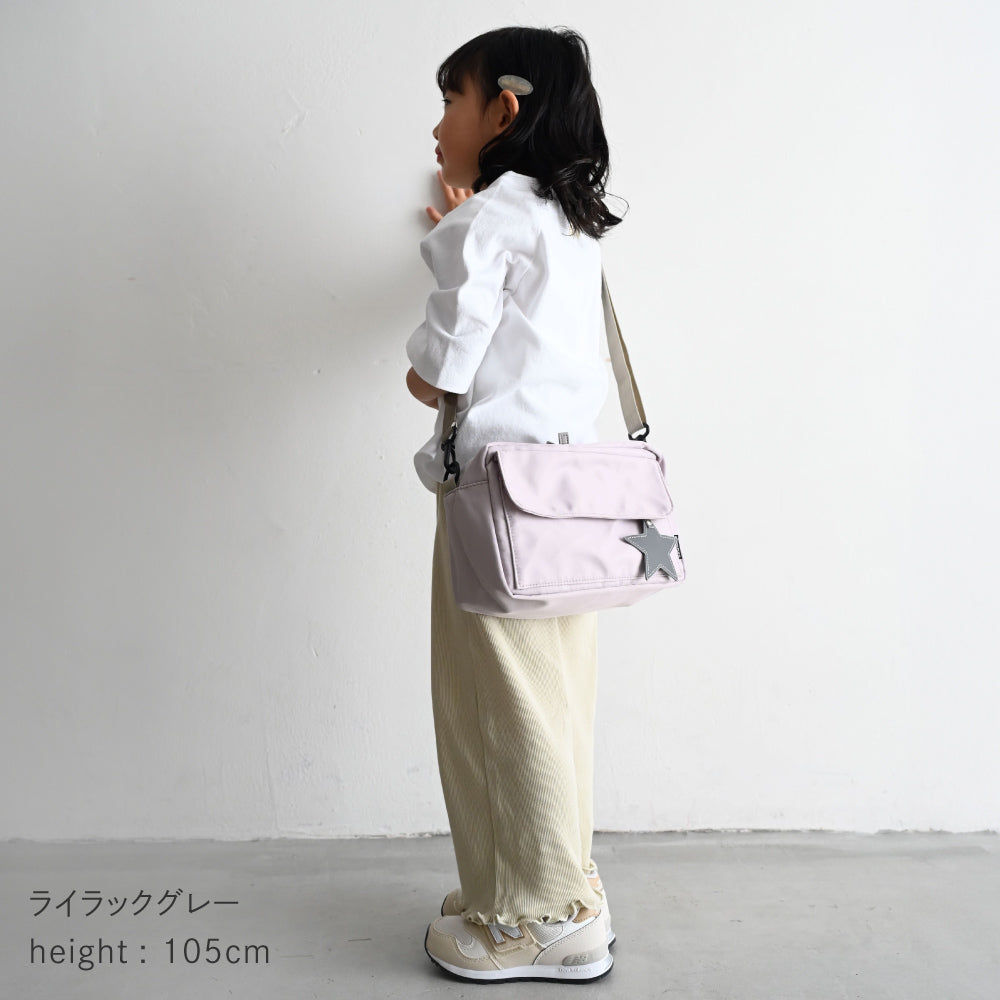 ショルダーバッグ 通園バッグ チャーム付き