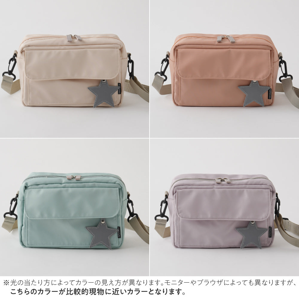 ショルダーバッグ 通園バッグ チャーム付き