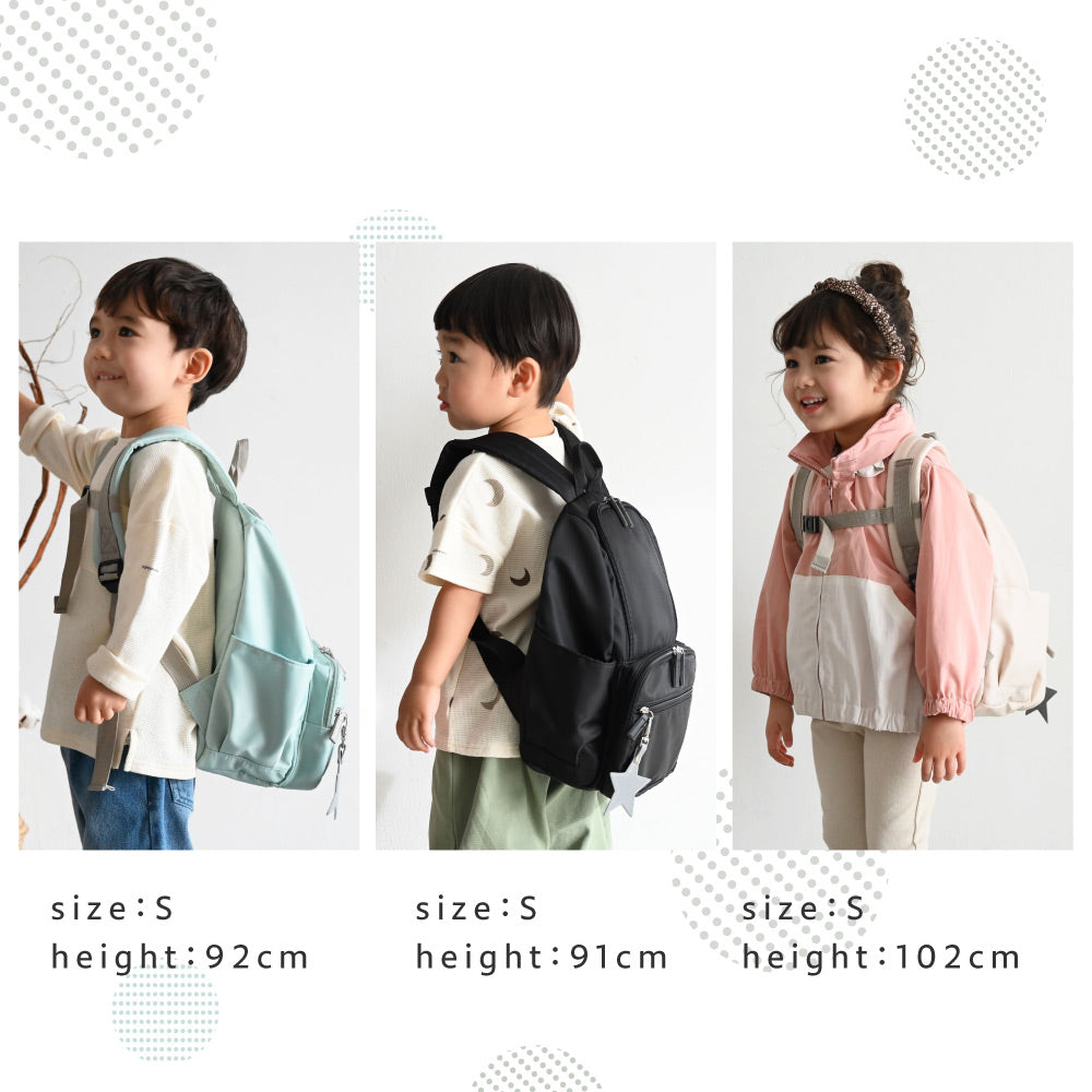 キッズリュック チャーム付き