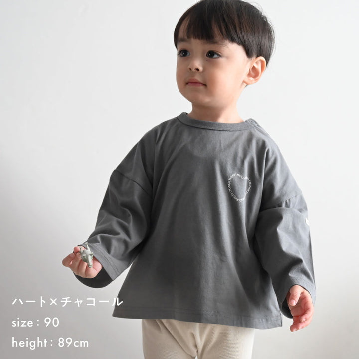 【春夏】オーバーサイズ 長袖 Tシャツ