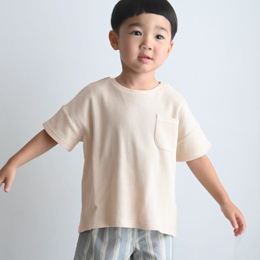 半袖 Tシャツ ワッフル