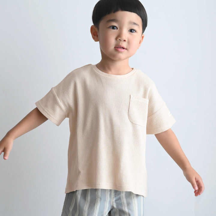 半袖 Tシャツ ワッフル