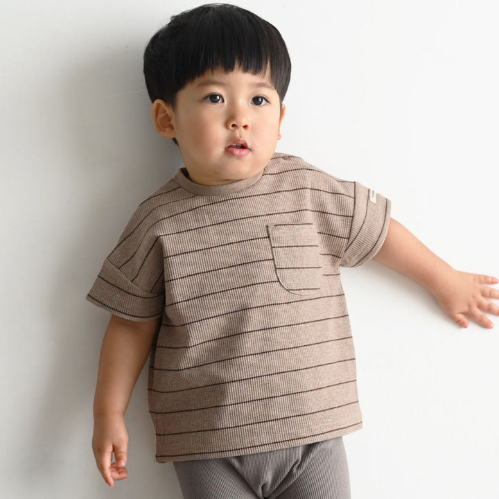 半袖 Tシャツ ワッフル