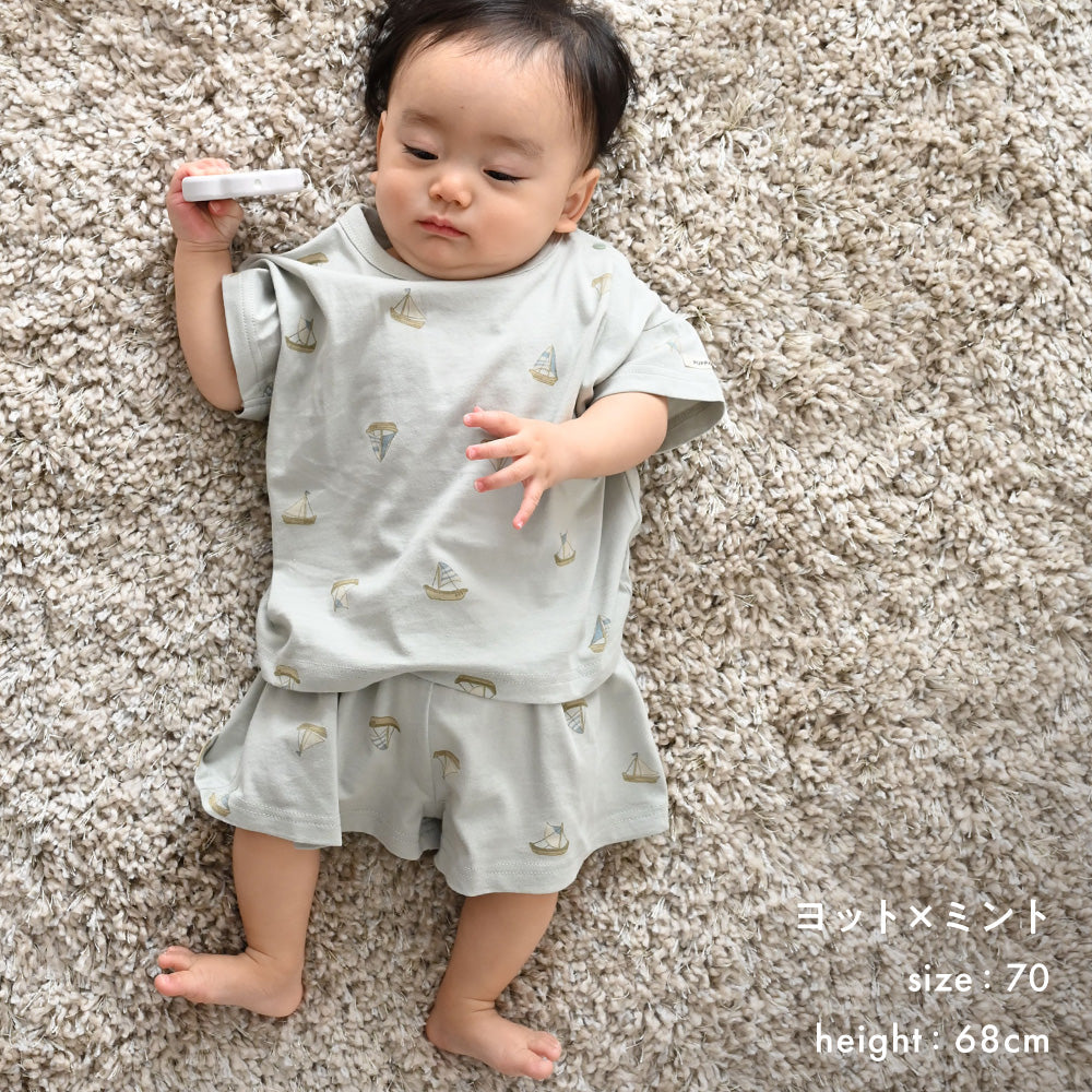 セットアップ 半袖 Tシャツ ショートパンツ