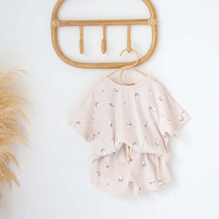 セットアップ 半袖 Tシャツ ショートパンツ