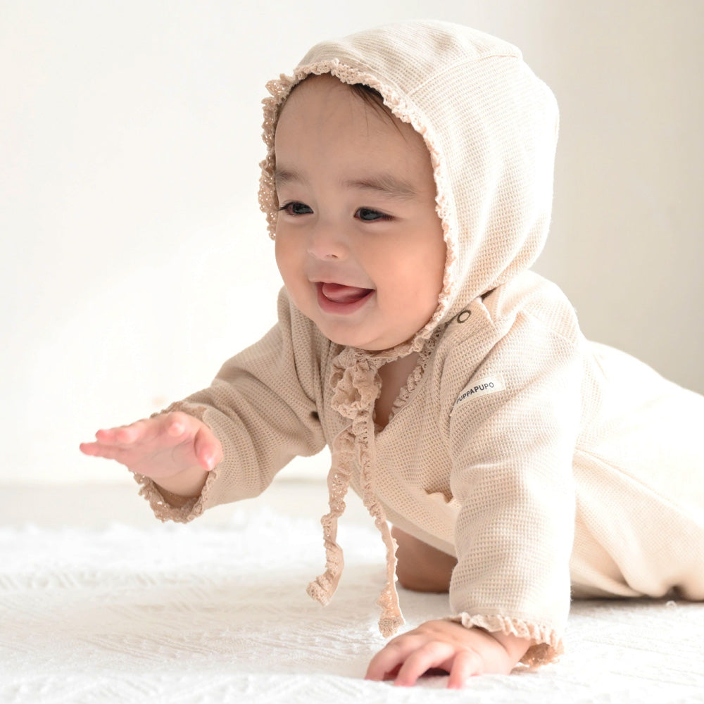 Mist Bonnet [ Natural ] 1-2y,2-4y / GANG OF KIDS [ ニット