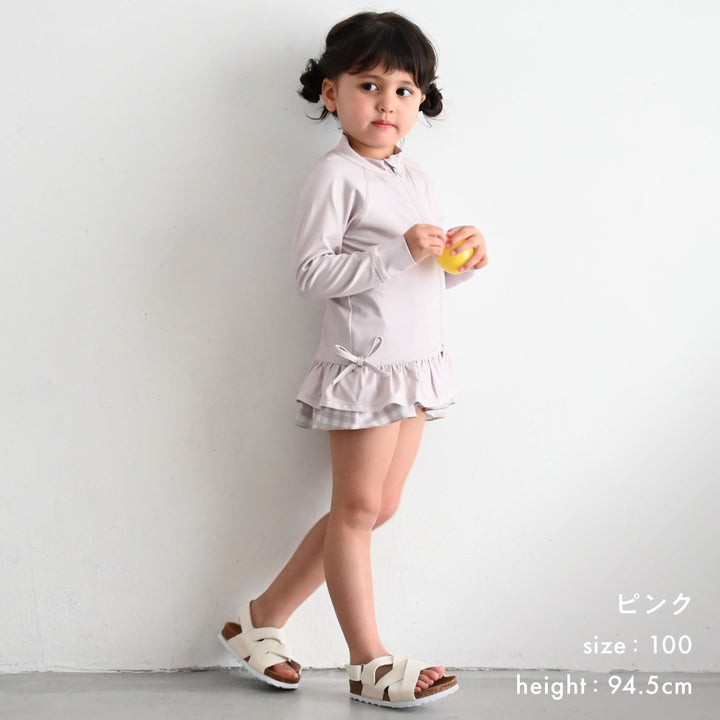 水着 ラッシュガード フリル