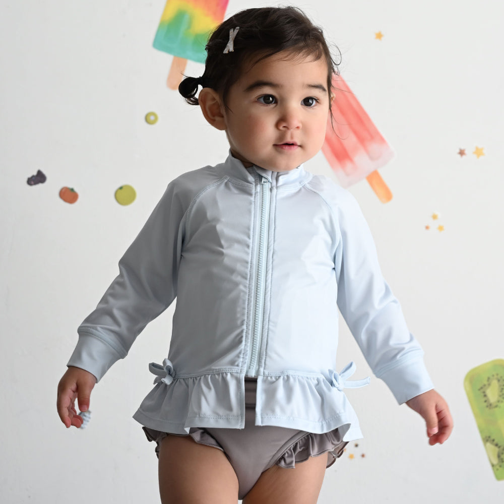 水着 ラッシュガード フリル