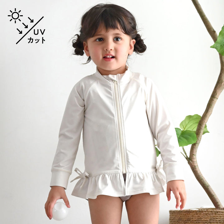 水着 ラッシュガード フリル