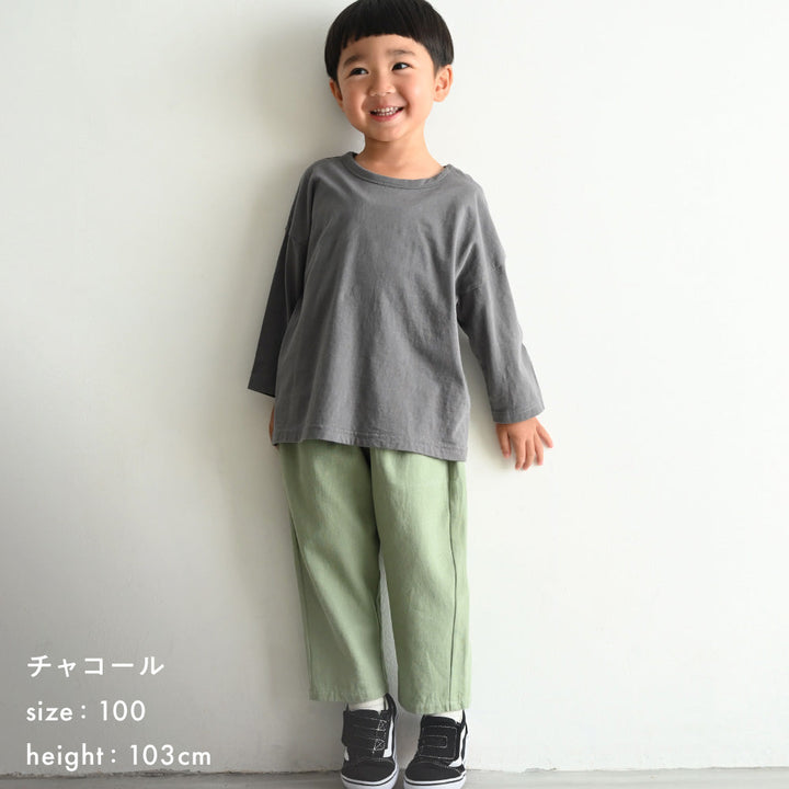 【春夏】オーバーサイズ 長袖 Tシャツ