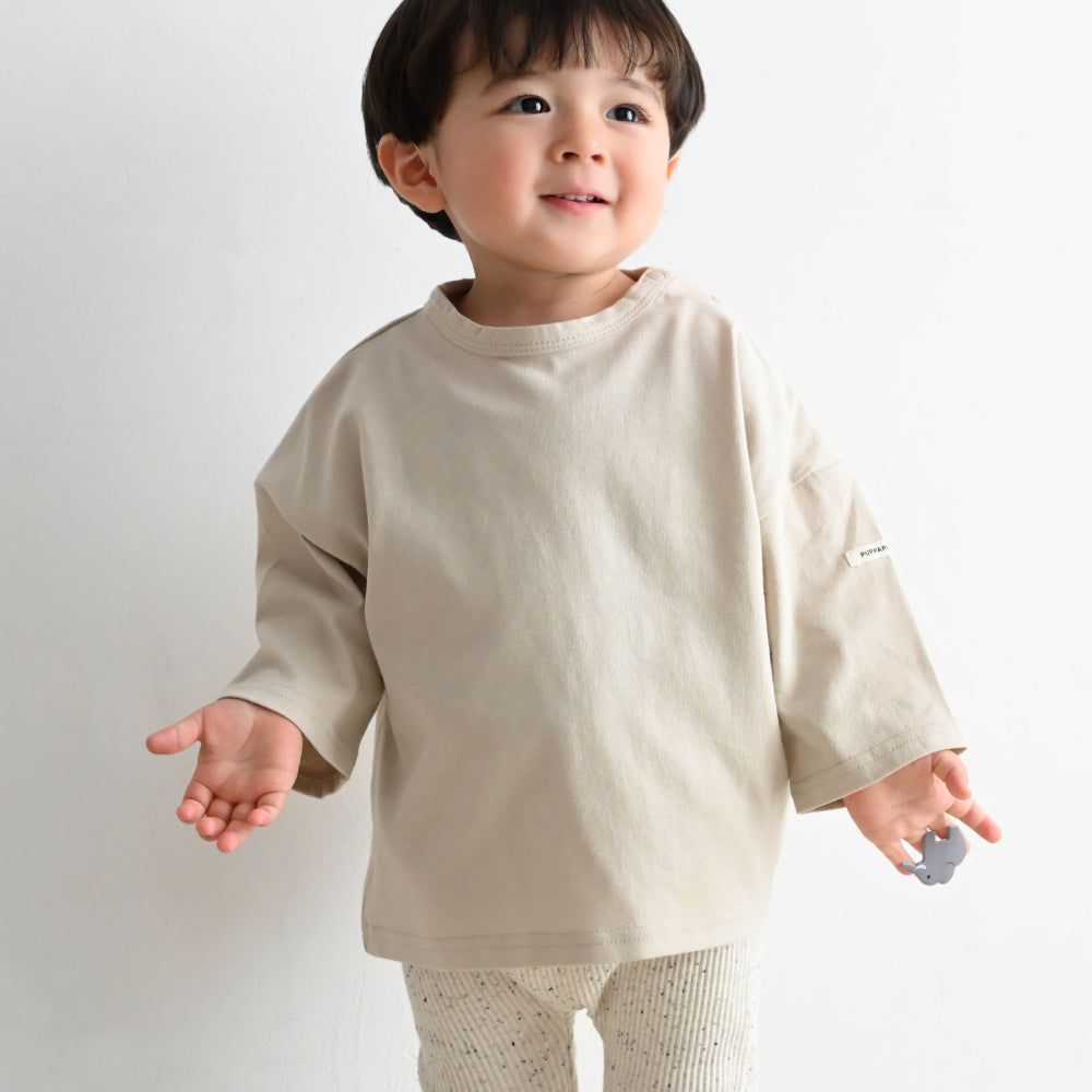 【秋冬】 オーバーサイズ 長袖 Tシャツ