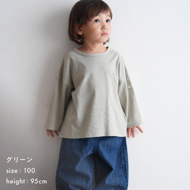 【秋冬】 オーバーサイズ 長袖 Tシャツ