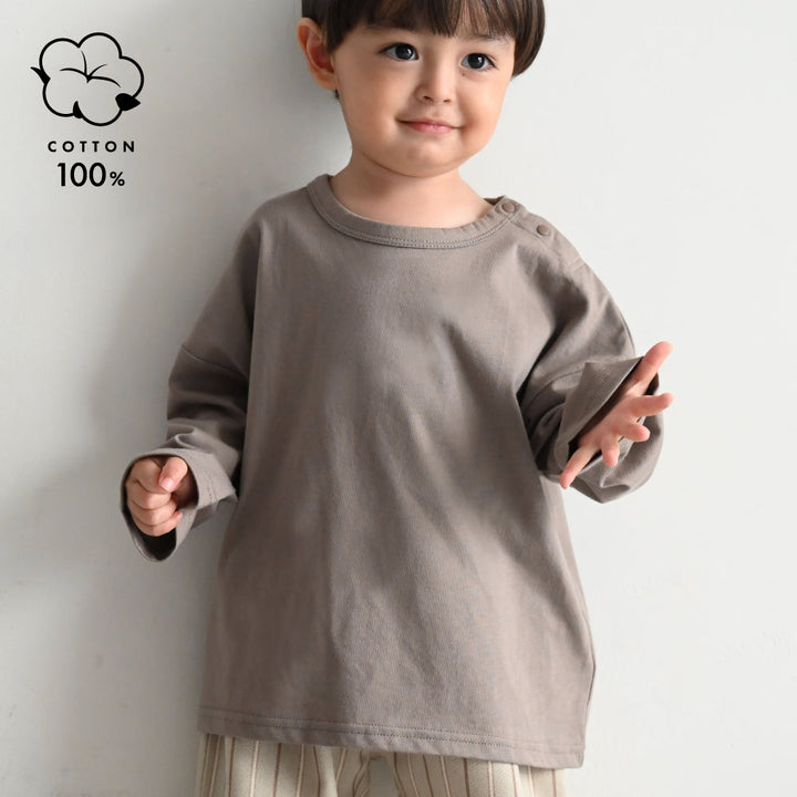【秋冬】 オーバーサイズ 長袖 Tシャツ