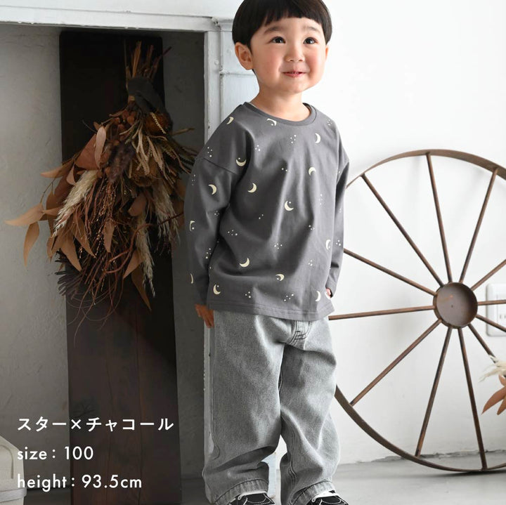 【秋冬】 長袖 Tシャツ プリント