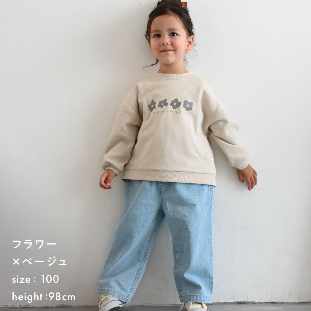 バックスリット スウェット トレーナー