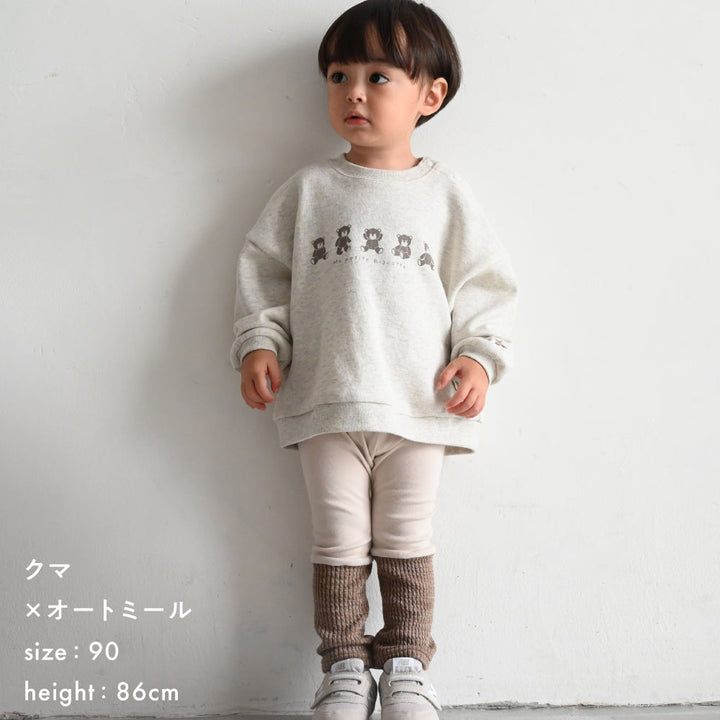 バックスリット スウェット トレーナー