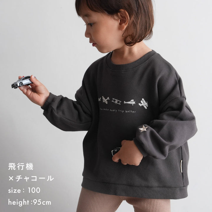 バックスリット スウェット トレーナー
