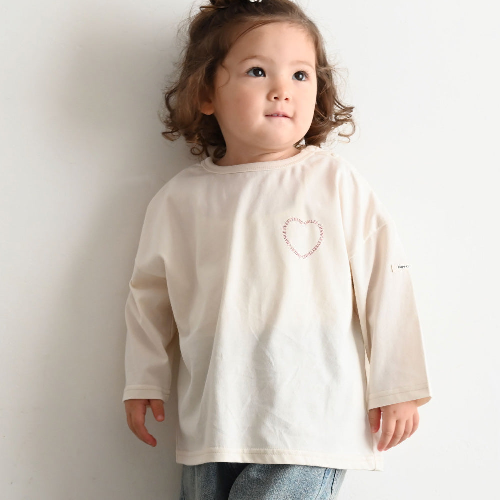 【秋冬】 オーバーサイズ 長袖 Tシャツ