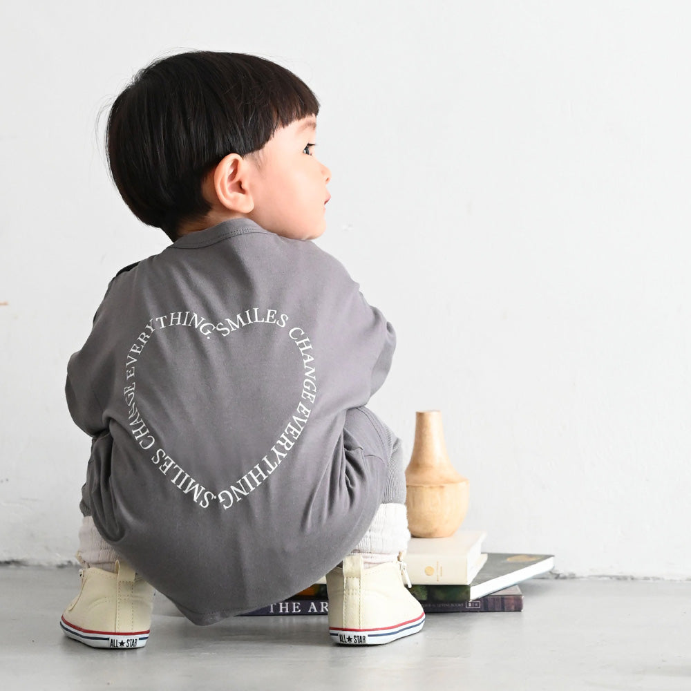 【秋冬】 オーバーサイズ 長袖 Tシャツ