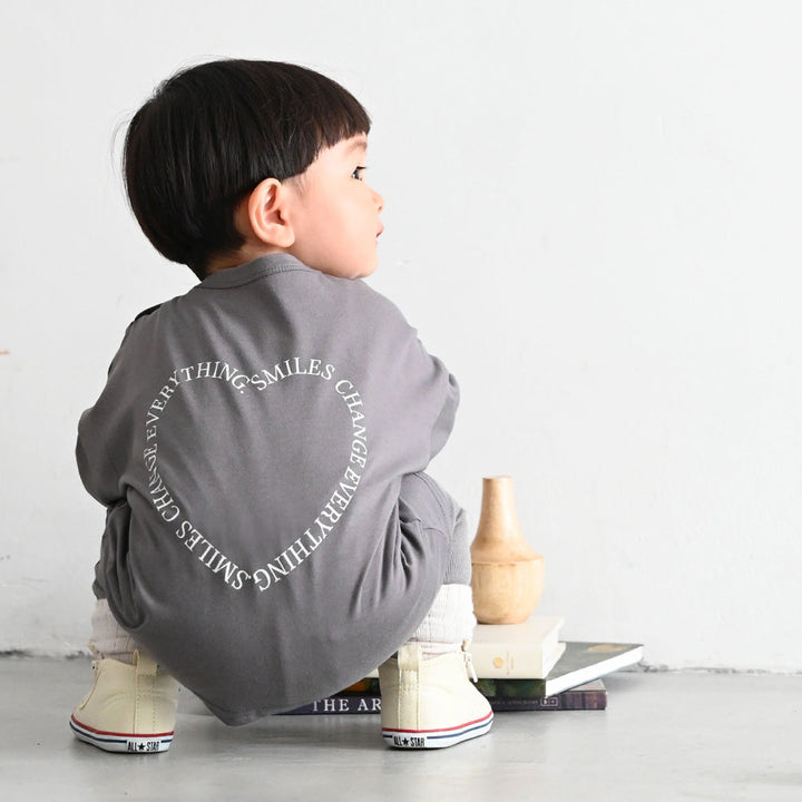 【秋冬】 オーバーサイズ 長袖 Tシャツ