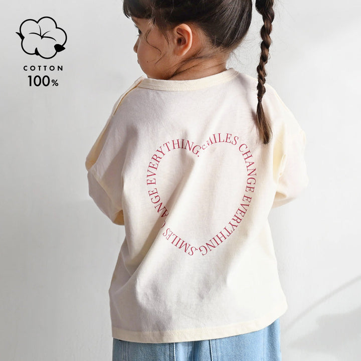 【秋冬】 オーバーサイズ 長袖 Tシャツ