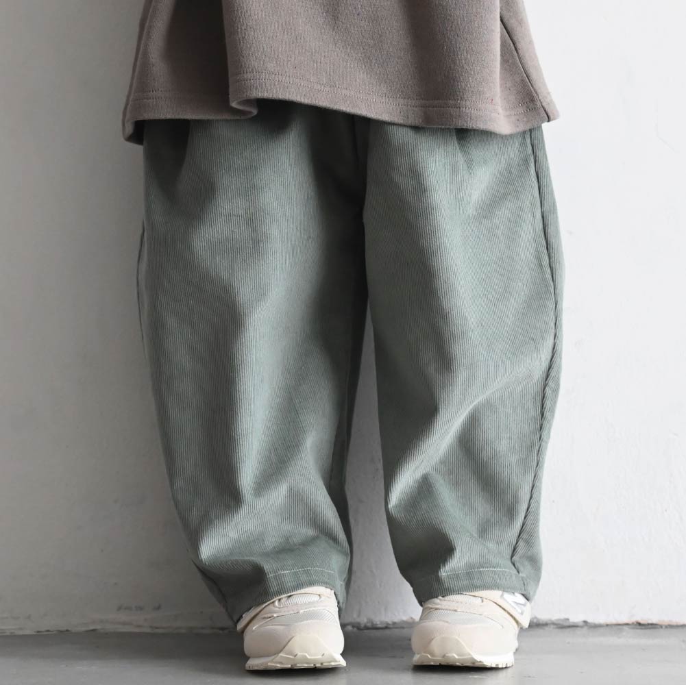 タック コーデュロイ パンツ