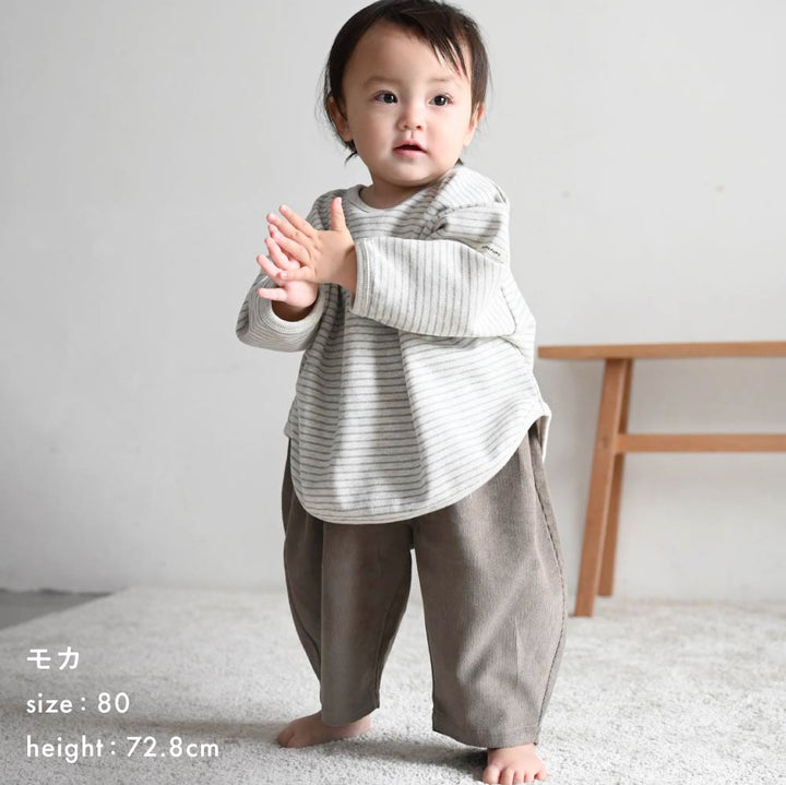 タック コーデュロイ パンツ