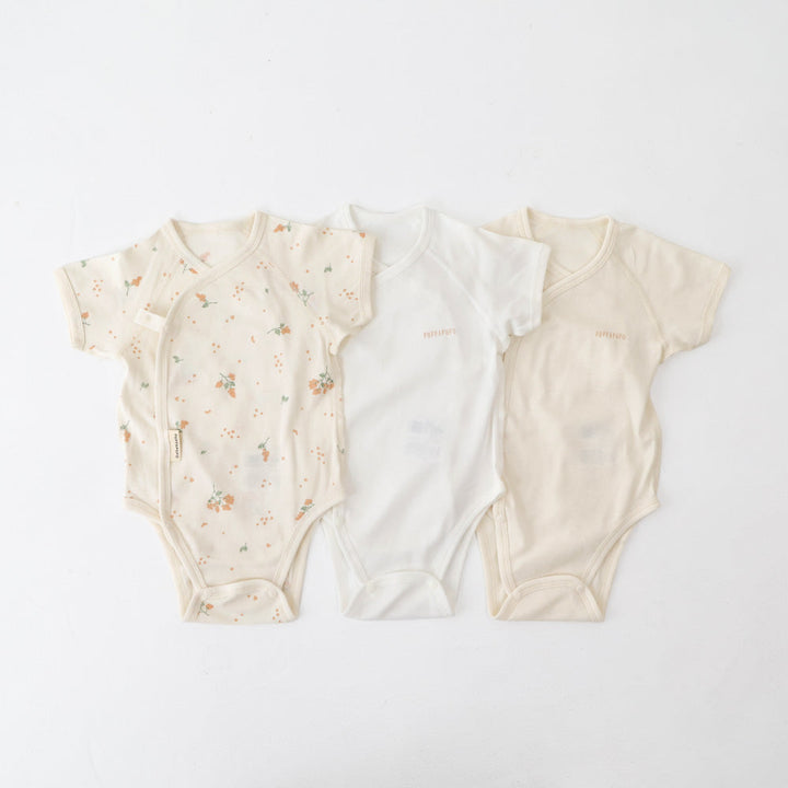 肌着 ロンパース 3枚組