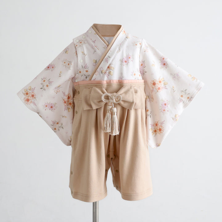 【ギフトボックス】ベビー 袴 ロンパース