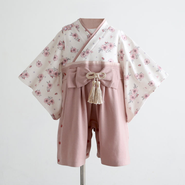 【ギフトボックス】ベビー 袴 ロンパース