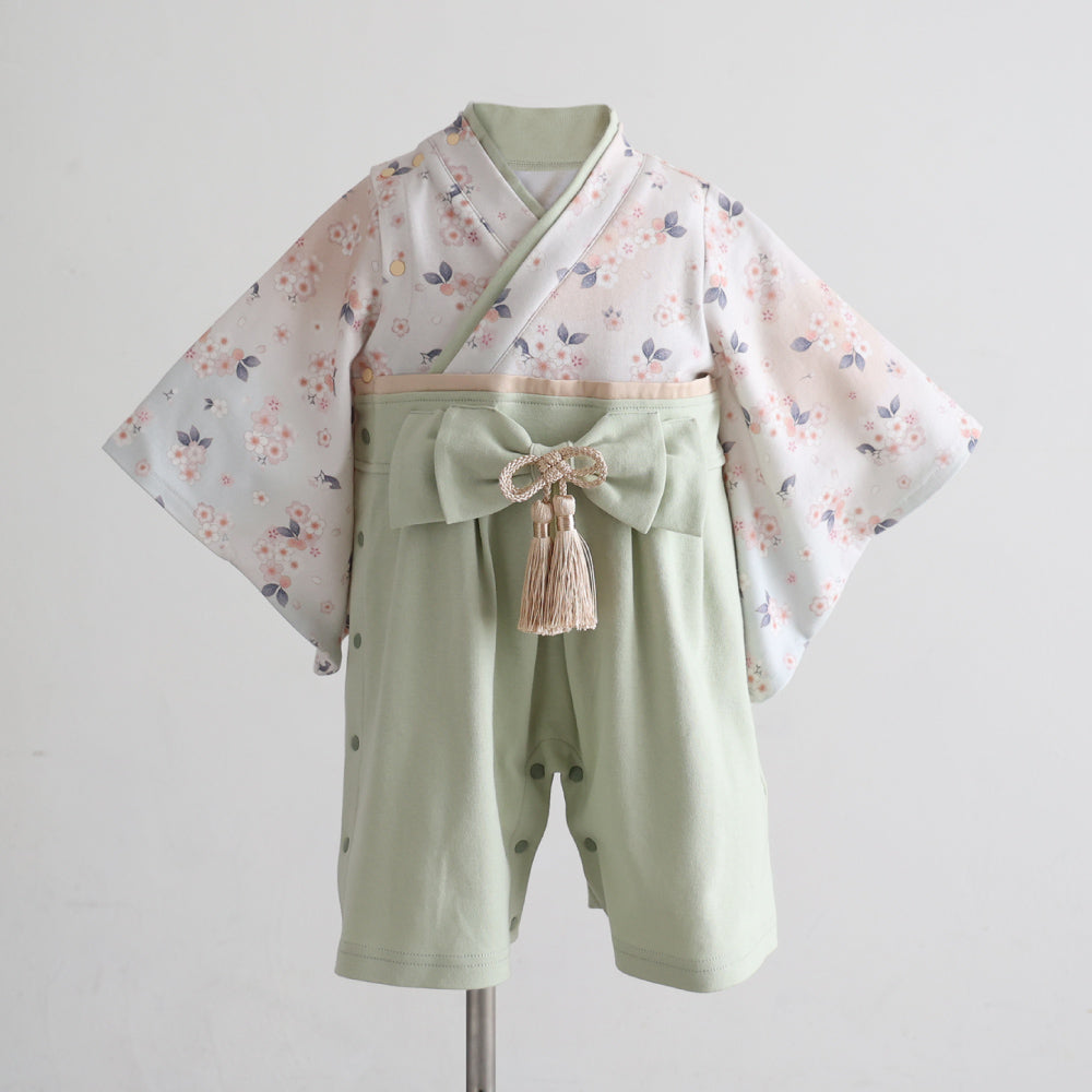 【ギフトボックス】ベビー 袴 ロンパース