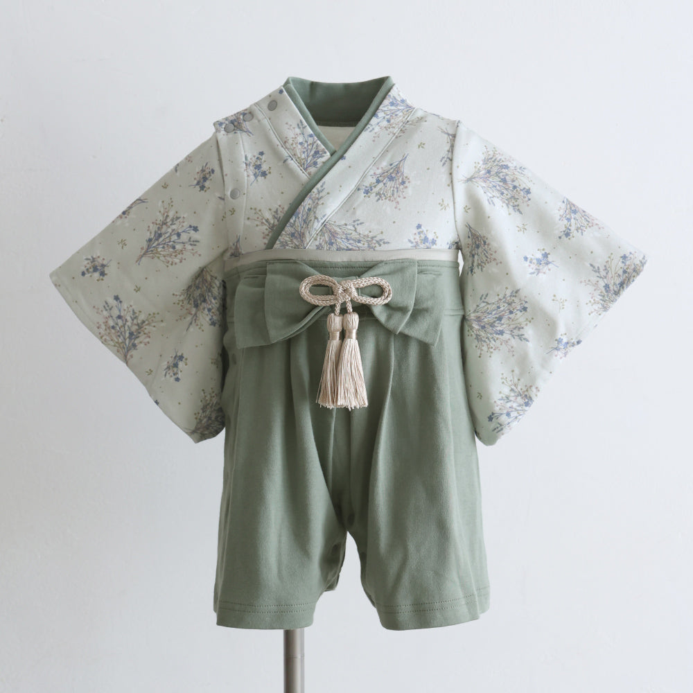 【ギフトボックス】ベビー 袴 ロンパース