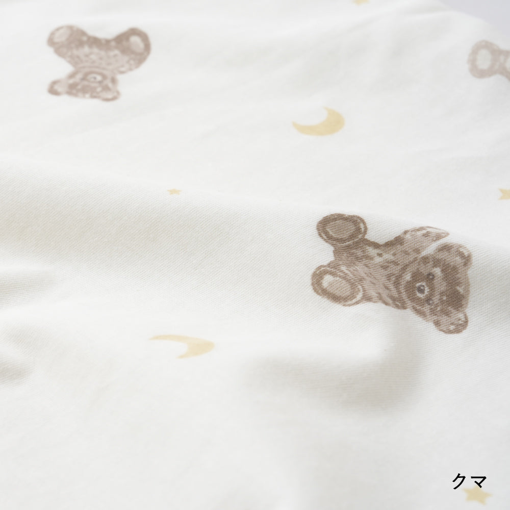 ベビーふとん フィッティングシーツ マチなし 天竺ニット