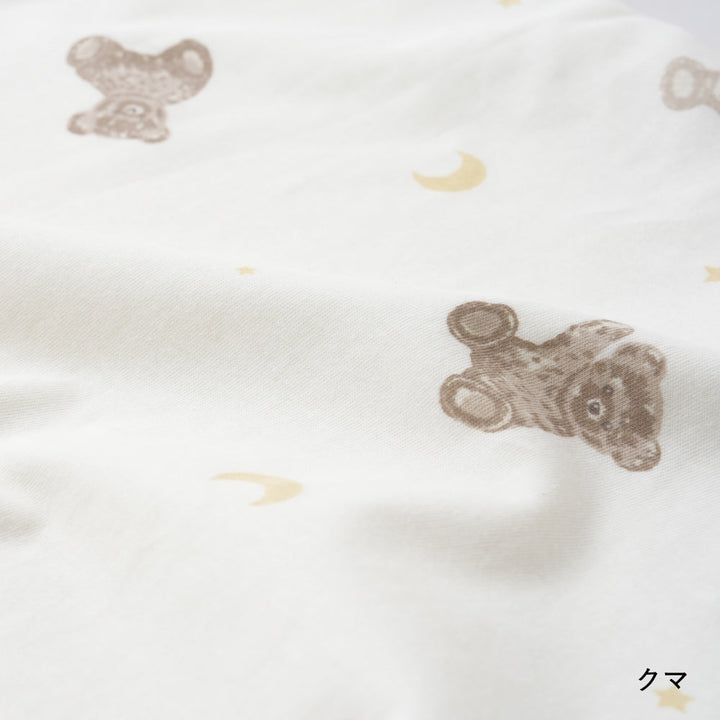 ベビーふとん フィッティングシーツ マチなし 天竺ニット