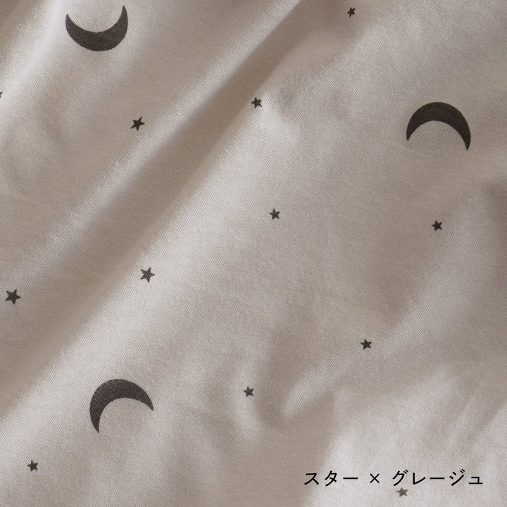 ベビーふとん フィッティングシーツ マチなし 天竺ニット