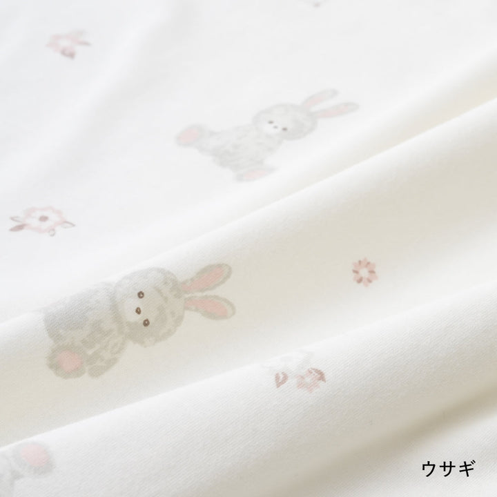 ベビーふとん フィッティングシーツ マチなし 天竺ニット
