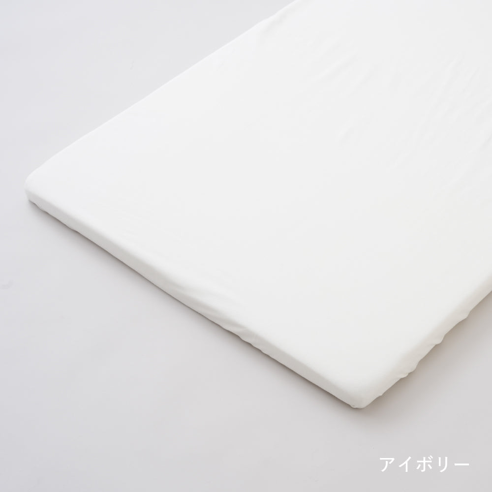 ベビーふとん フィッティングシーツ マチなし 天竺ニット