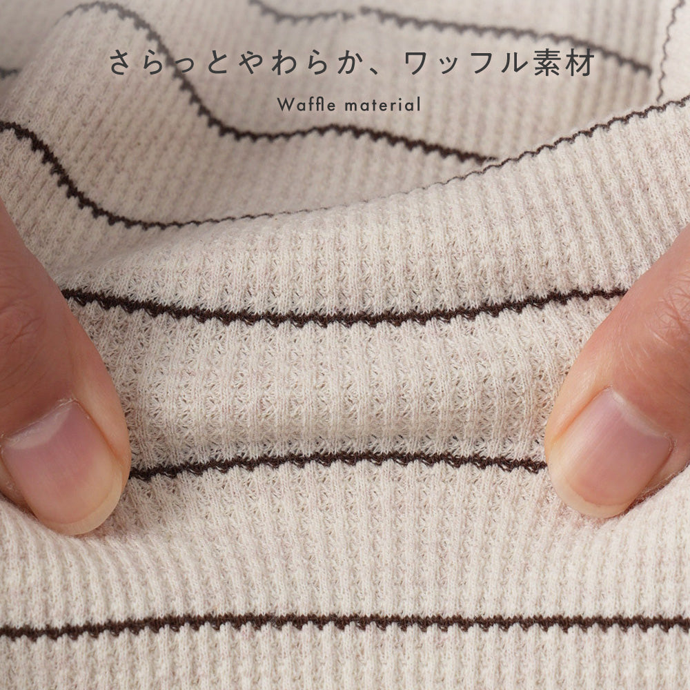 セットアップ 半袖 Tシャツ ショートパンツ ワッフル