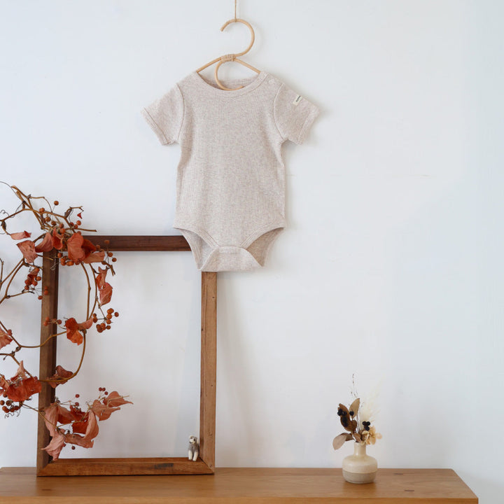 半袖 ロンパース テレコ