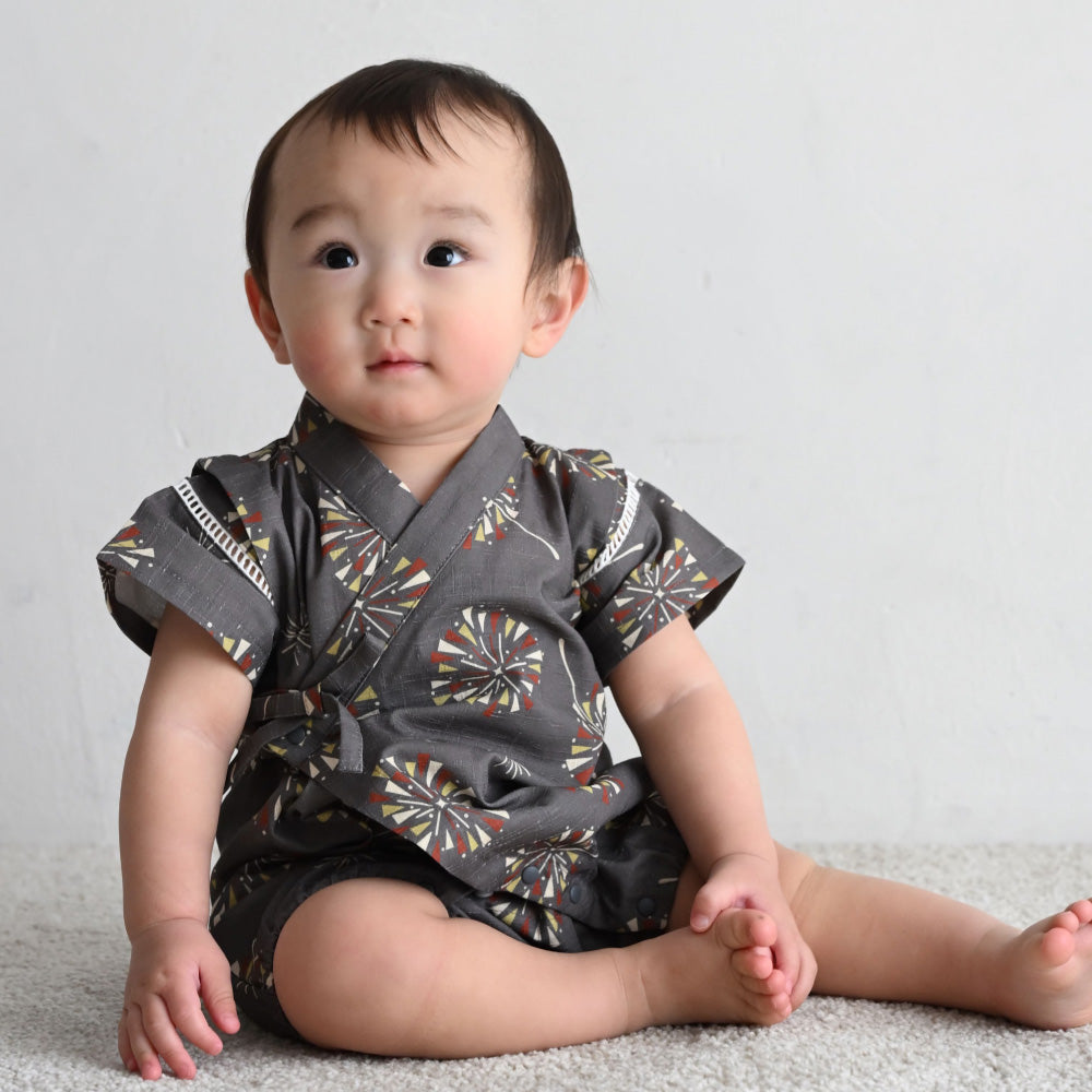 甚平 ロンパース 男の子