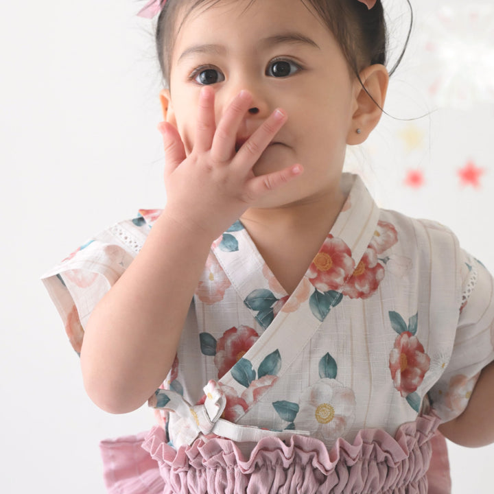 甚平 ロンパース 女の子