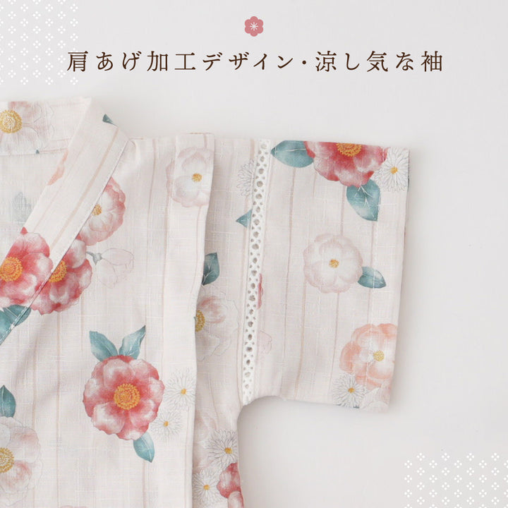 甚平 ロンパース 女の子