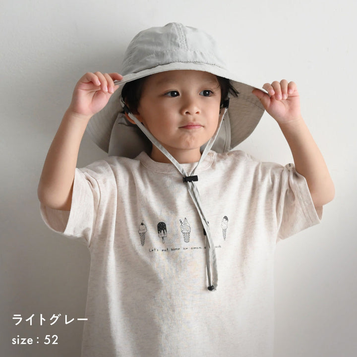 サファリハット 保冷剤ポケット付き